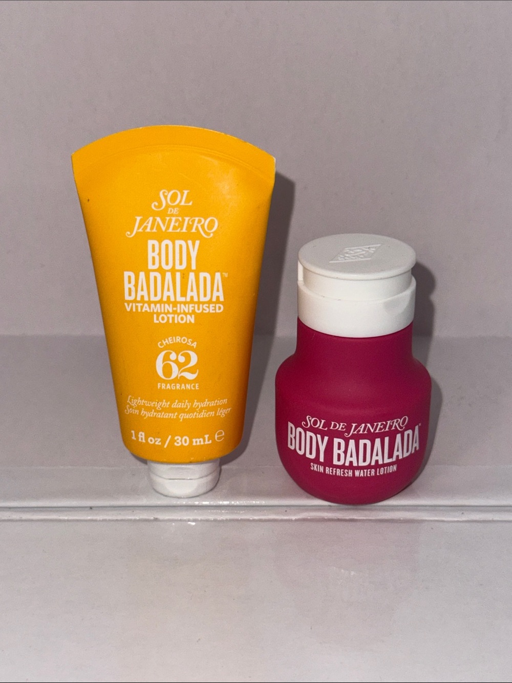 Sol de Janeiro Body Badalada Duo - Yellow & Pink Bottles